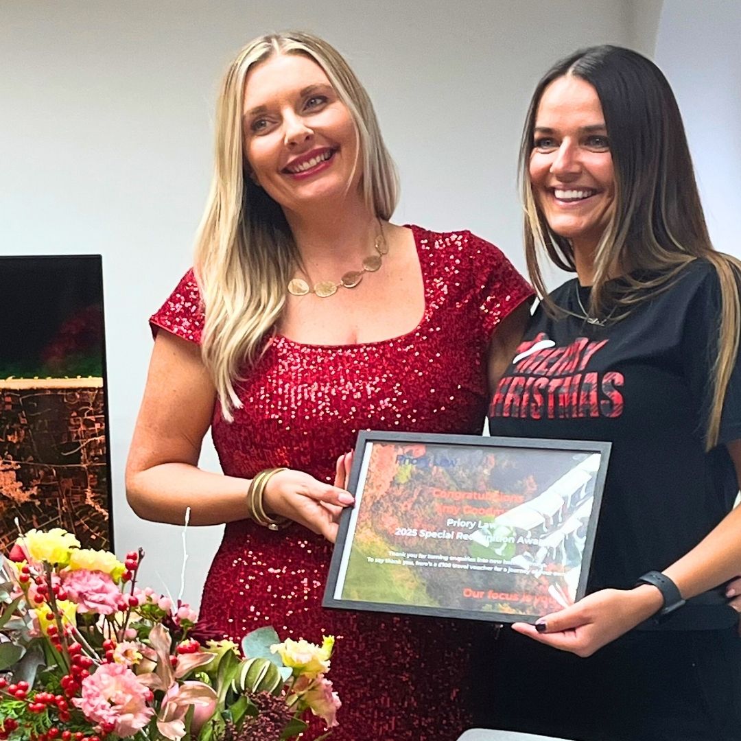 Special Recognition Award Head of Client Services Amy Goodman