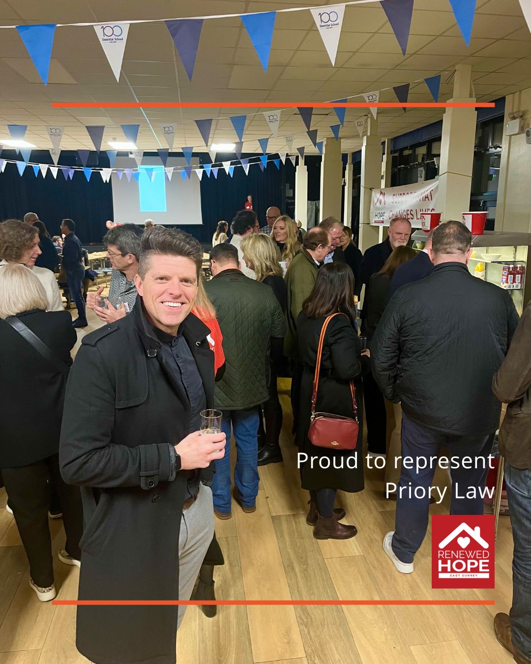 Ryan Letts at the Renewed Hope East Surrey Supporter Update 2026 in Reigate