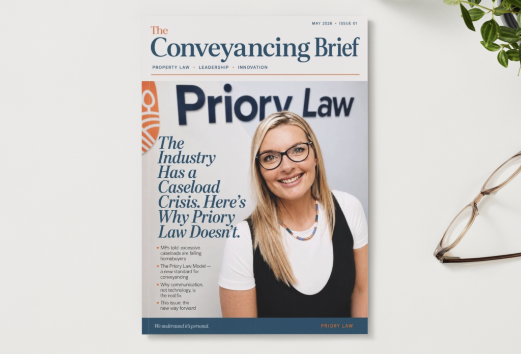 Priory Law conveyancing team managing caseloads carefully