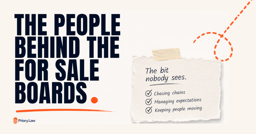 Estate agents and conveyancers working together on a property transaction