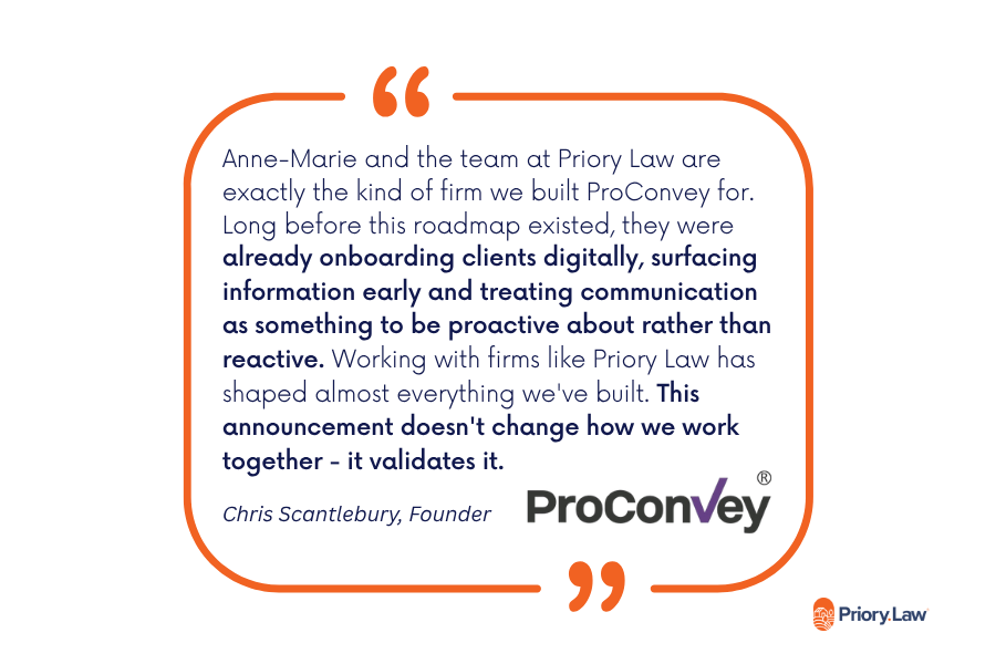 Proconvey Priory Law Home Buying Reform