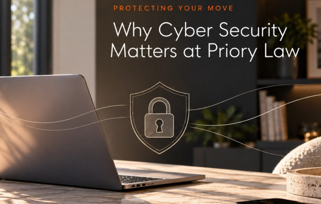 Priory Law Cyber Essentials certification - protecting your home move with cyber security