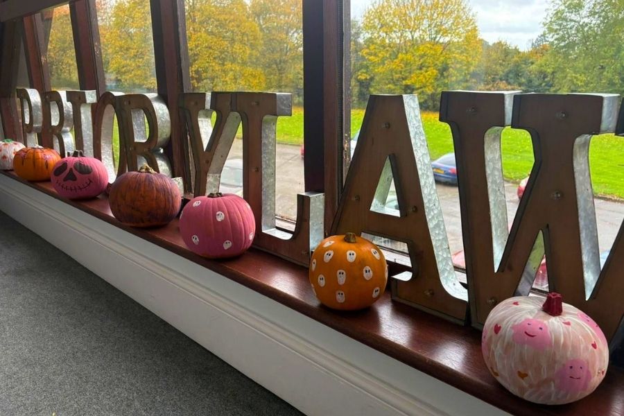Workplace Culture Priory Law Pumpkin Painting
