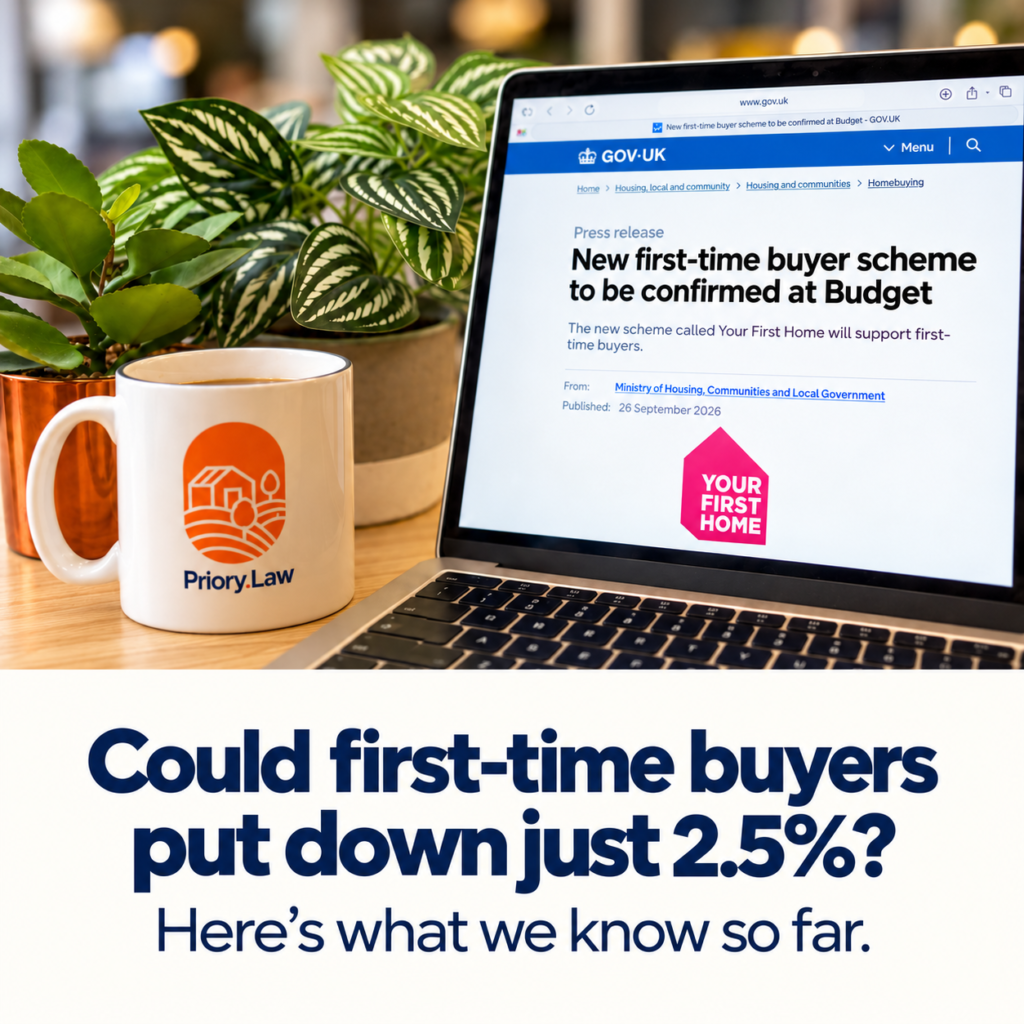 Your First Home scheme explained by Priory Law